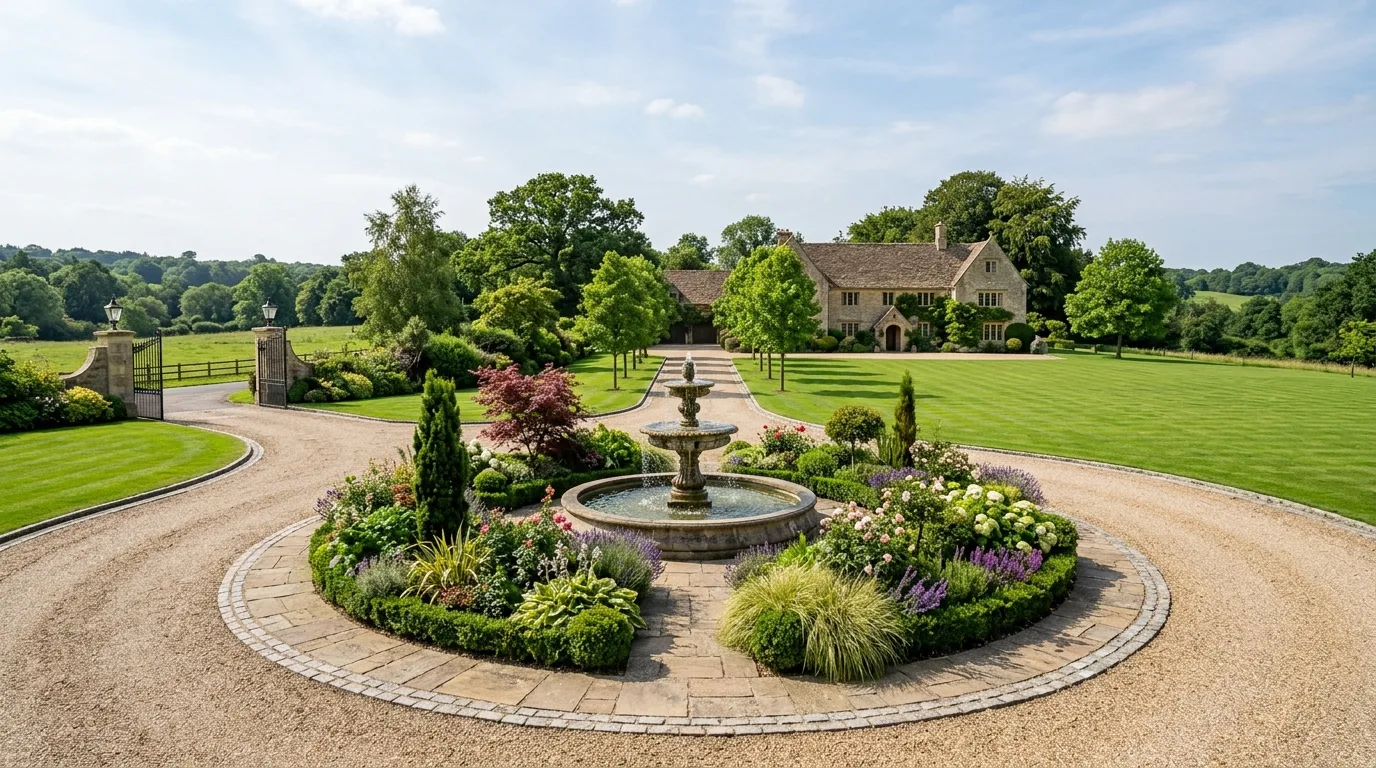 Natural Stone and Plant Combo